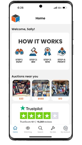 StorageTreasures Auction App screenshot 1