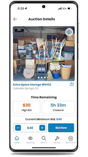 StorageTreasures Auction App screenshot 2