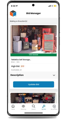 StorageTreasures Auction App screenshot 4