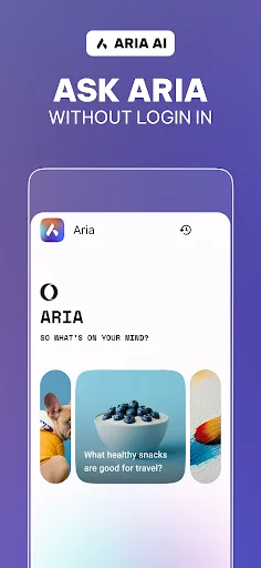 Opera browser beta with AI screenshot 2