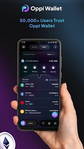 Oppi: Crypto Wallet & Card screenshot 1