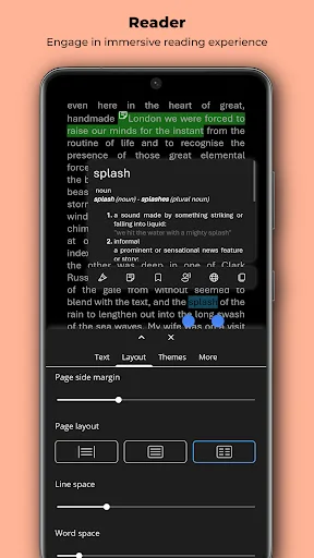 Aquile Reader - eBook EPUB PDF screenshot 2
