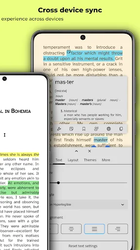 Aquile Reader - eBook EPUB PDF screenshot 4