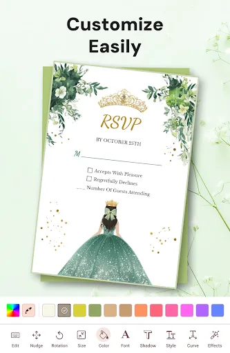 Invitation Maker & RSVP Cards screenshot 2