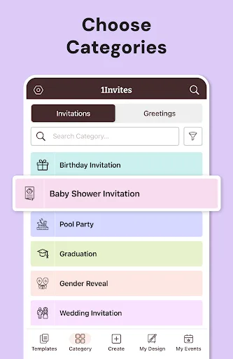 Invitation Maker & RSVP Cards screenshot 4