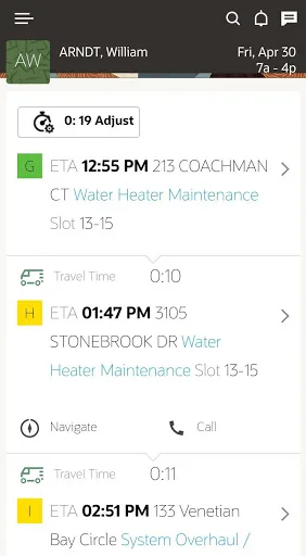 Oracle Field Service screenshot 2