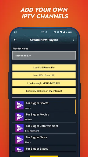 Orbitv: Live TV, IPTV Player screenshot 3