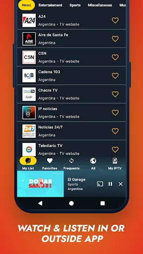 Orbitv: Live TV, IPTV Player screenshot 4