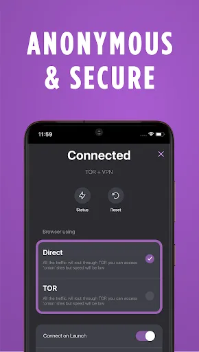 Dark Web Browser : OrNET screenshot 3