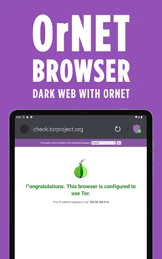 Dark Web Browser : OrNET screenshot 5