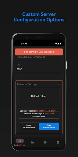 HostMobile - HTTP Server screenshot 2