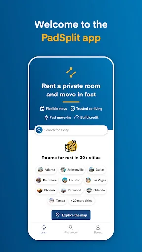 PadSplit: Rooms for rent screenshot 1