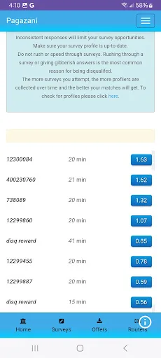 Pagazani - Paid Surveys screenshot 2