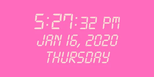 Digital Clock Pro screenshot 1