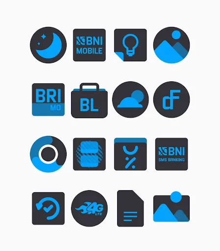Ocean - Blue Icon Pack screenshot 1