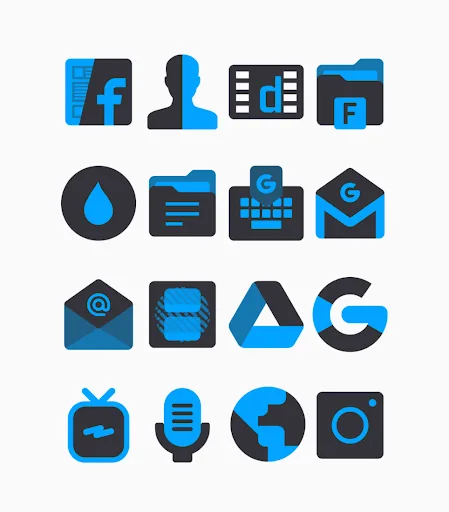 Ocean - Blue Icon Pack screenshot 2