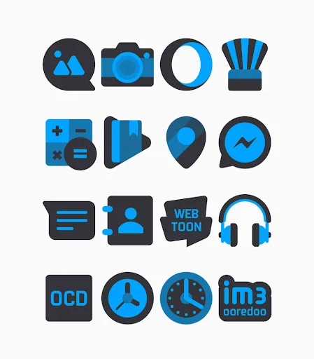Ocean - Blue Icon Pack screenshot 3