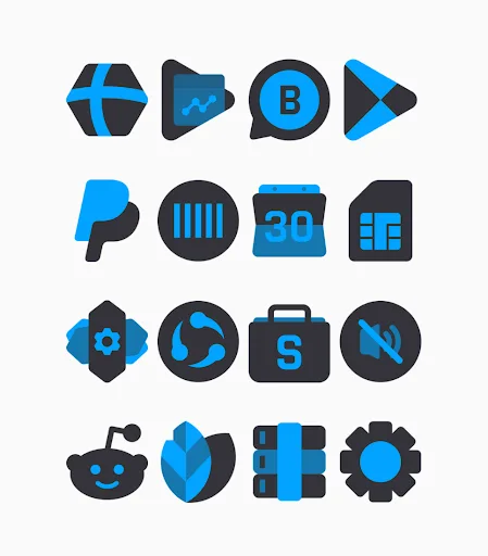 Ocean - Blue Icon Pack screenshot 4