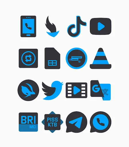 Ocean - Blue Icon Pack screenshot 5