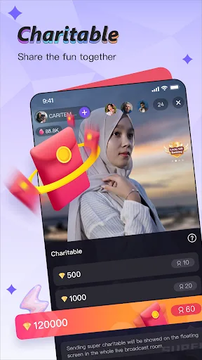 Papaya Live-Live Stream，Show screenshot 5