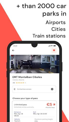 Book Parking Spaces - Parclick screenshot 3