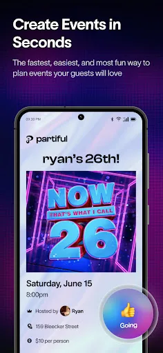 Partiful: Fun Party Invites screenshot 1