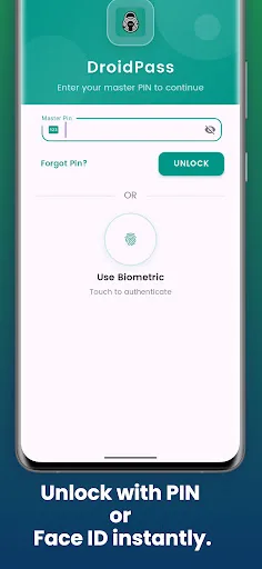 DroidPass Password Manager screenshot 2