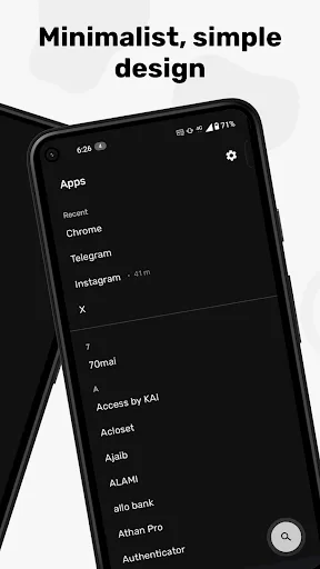 Focus Launcher – Minimalist UI screenshot 2