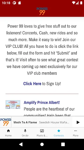 Power 99 - Prince Albert screenshot 3