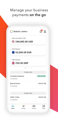 Payoneer - Business Payments screenshot 1