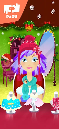 Girls Hair Salon Christmas screenshot 5