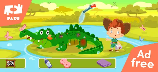 Safari Vet Care Games For Kids screenshot 2
