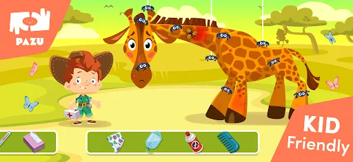 Safari Vet Care Games For Kids screenshot 3