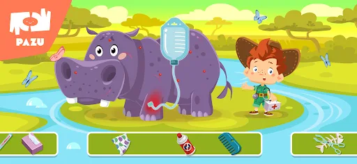 Safari Vet Care Games For Kids screenshot 4