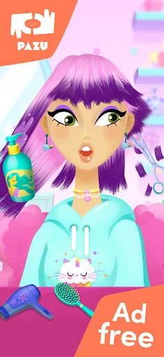 Pazu Girls hair salon 2 screenshot 2