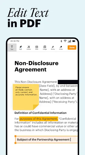 pdfFiller Edit, fill, sign PDF screenshot 4