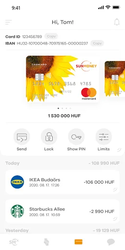 SunMoney Wallet screenshot 1
