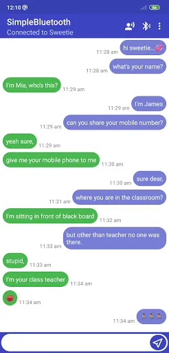 Simple Bluetooth Chat screenshot 3