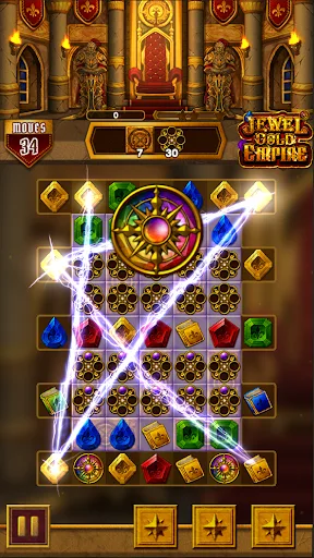Jewel Gold Empire : Match 3 screenshot 2