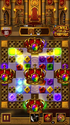 Jewel Gold Empire : Match 3 screenshot 4
