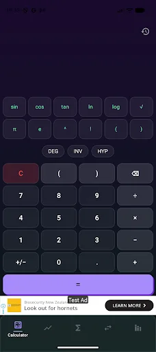 Scientific Calculator screenshot 1