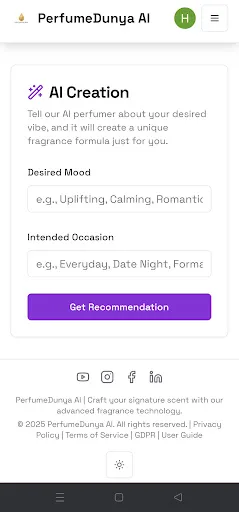PerfumeDunya AI screenshot 1