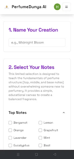PerfumeDunya AI screenshot 3