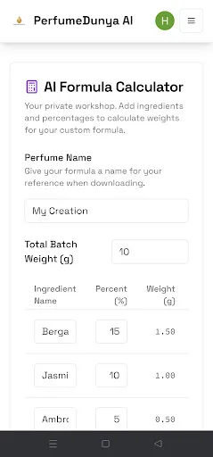 PerfumeDunya AI screenshot 4