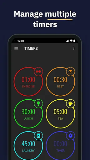 MultiTimer: Multiple timers screenshot 1