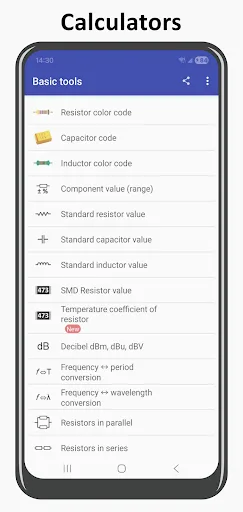 Electronics Toolbox screenshot 2