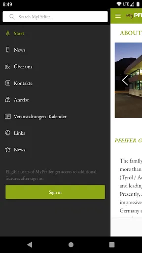 myPfeifer screenshot 2