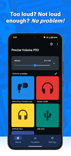 Precise Volume 2.0 + Equalizer screenshot 1