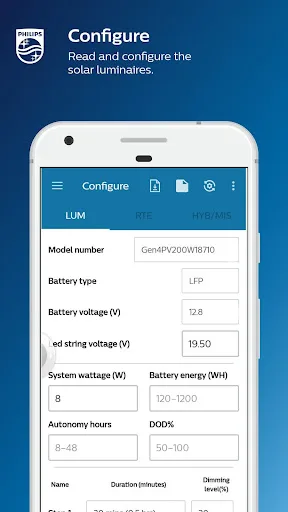 Philips Solar Configurator screenshot 3