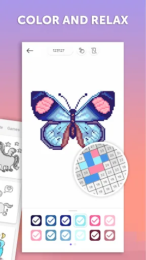 PixelArt: Color by Number, San screenshot 5
